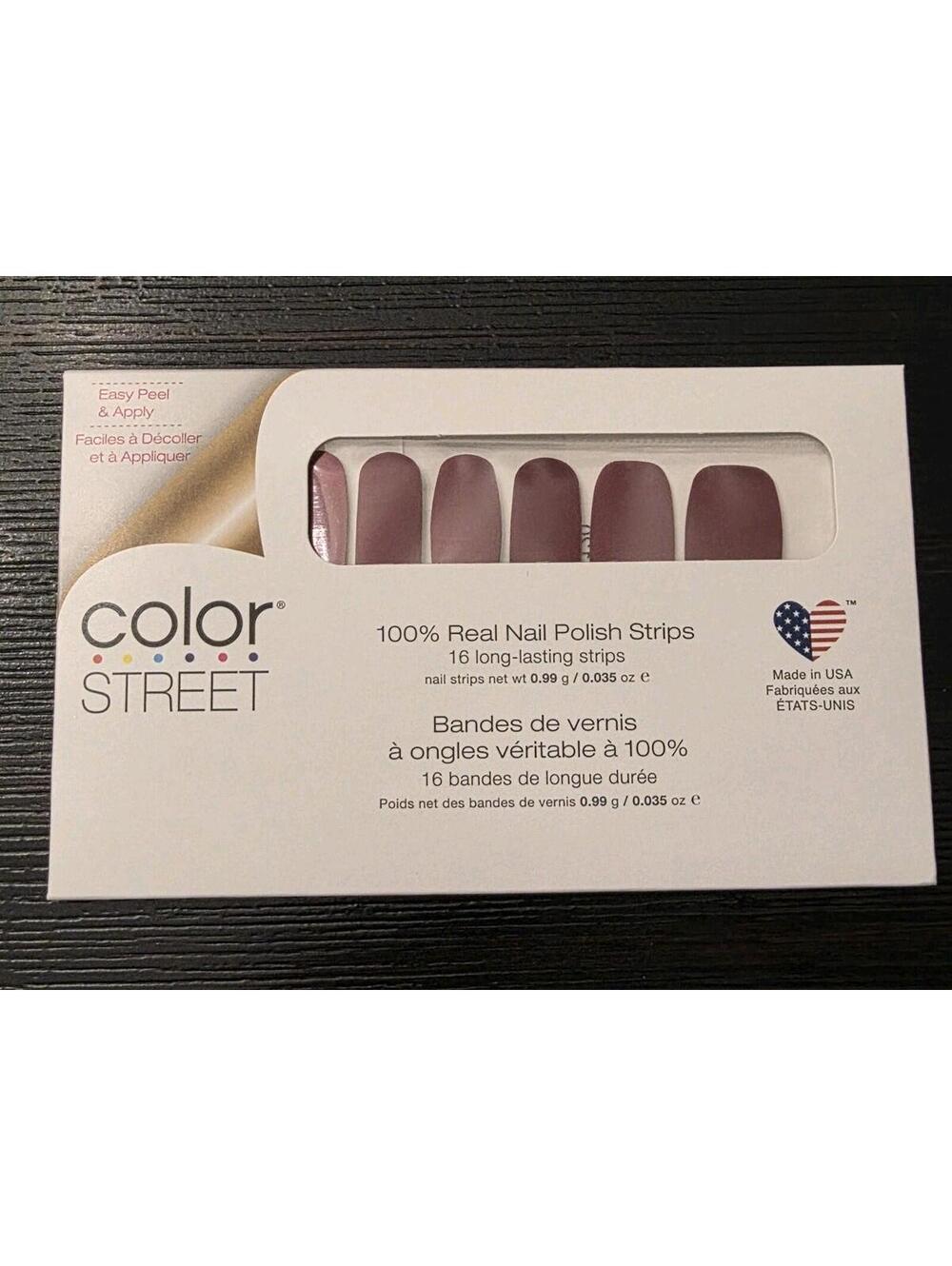 Color Street Venetian Velvet Nail Polish Strips 16 Ct 100% Real Nail Polish, New